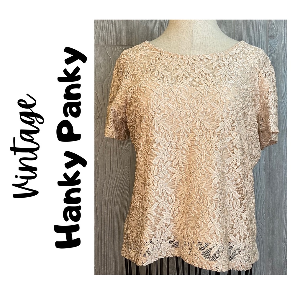 Hanky Panky Lace Top Vintage